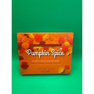 Voesh New York Pedi In A Box Deluxe 4 Step Pumpkin Spice Vegan Pedicure Kit
